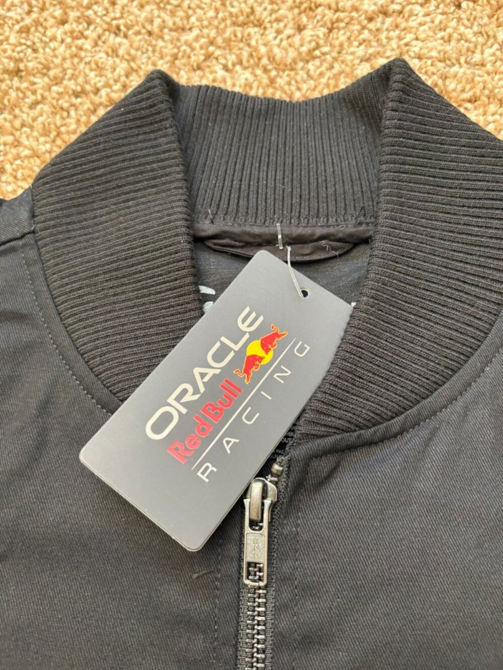 Brand New Taylor Made F1 Redbull Oracle Black Mechanic Jacket Mens Size Small - Picture 6 of 12